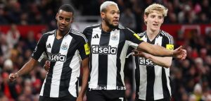ملخص أهداف مباراة مانشستر يونايتد ضد نيوكاسل في الدوري الإنجليزي