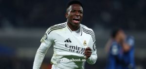 فينيسيوس يحتفل بفوز الريال من ميامي